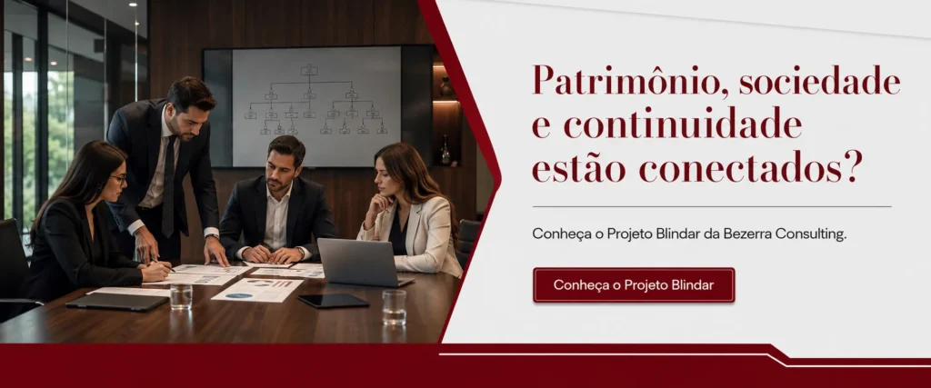 Profissionais analisam patrimônio, estrutura societária e continuidade empresarial no Projeto Blindar.