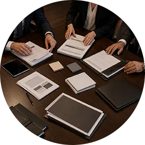 Organização de documentos em análise jurídica internacional