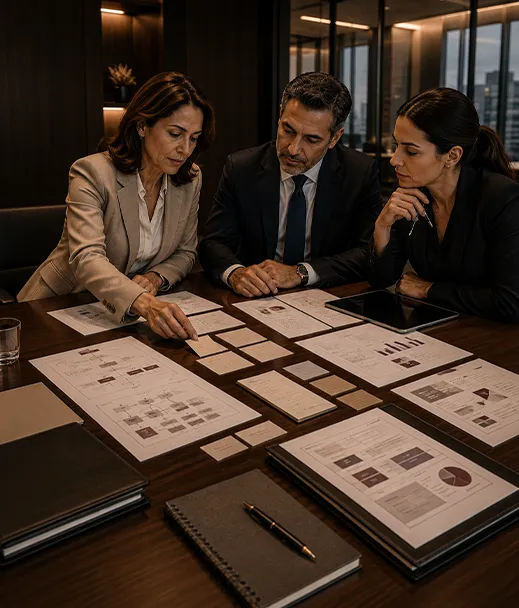 Profissionais analisando e organizando vulnerabilidades no Projeto Blindar da Bezerra Consulting