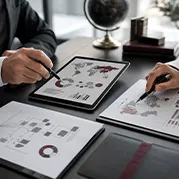 Profissionais analisando documentos e informações tributárias em ambiente corporativo.